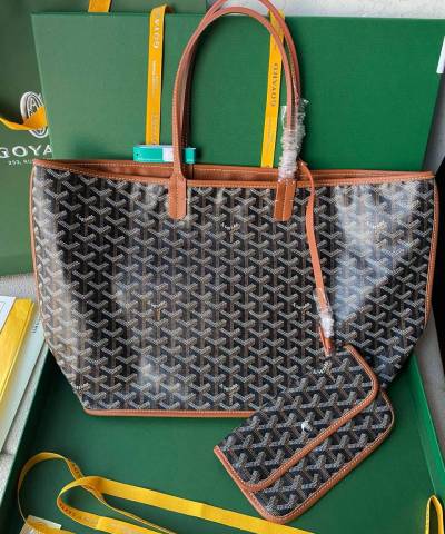 Сумка Goyard Anjou PM Black & Tan